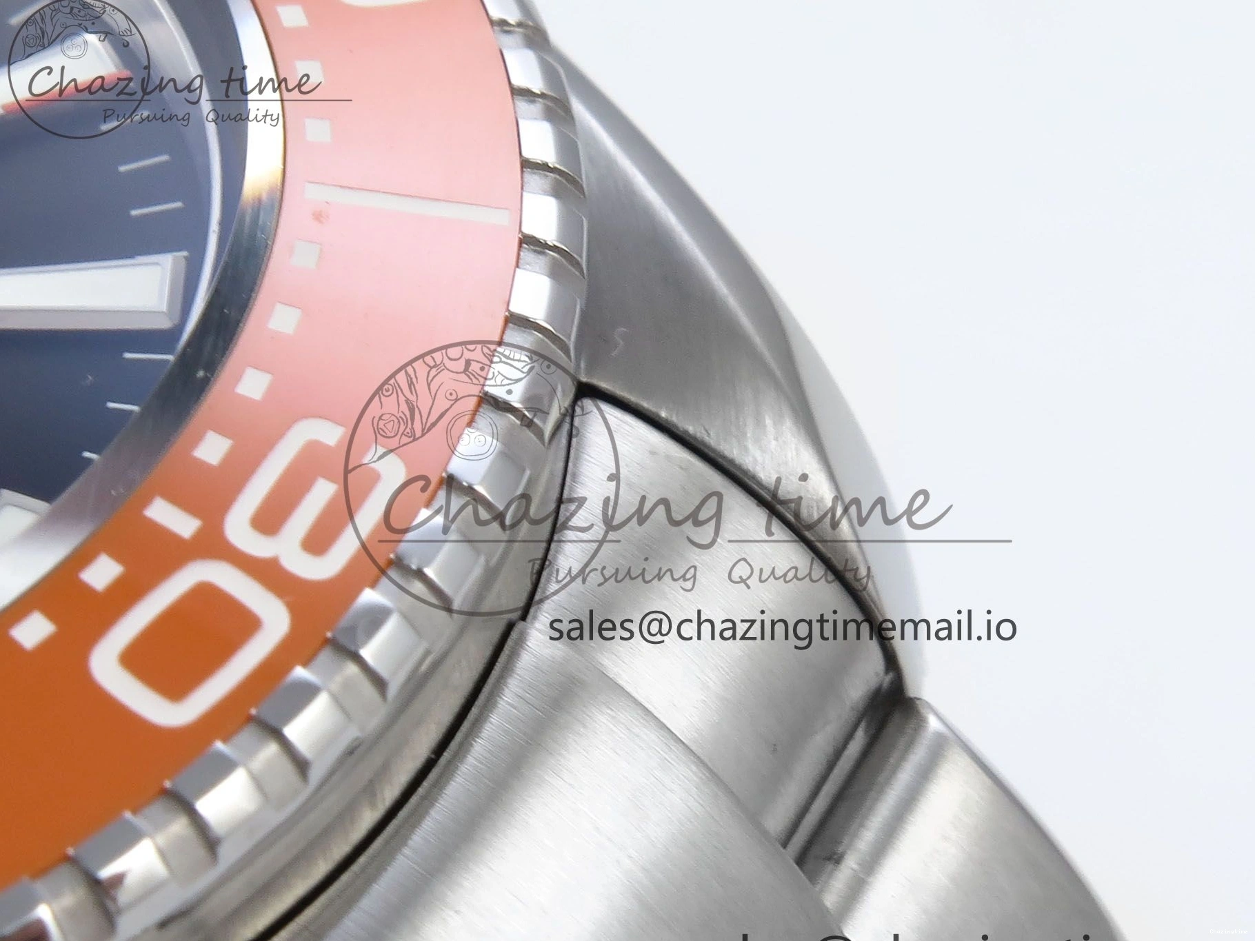 0523 Seamaster 6000M Ultra Deep SS VRF 1:1 Best Edition Gray Dial Orange Bezel on SS Bracelet A8912 Super Clone NewStyle 7687